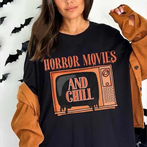 Horror Movies and Chill Tee - Picture 1 of 1
